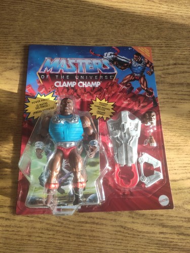 Clamp champ action figure motu - figure,