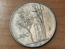 1972 Italy 100 Lire KM# 96.1