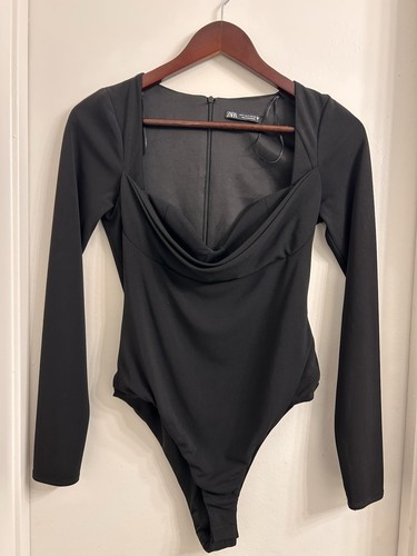 Body donna zara nero - body,