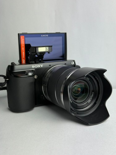 Sony nex black mirrorless - sony, nex-f3