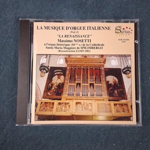 Musique orgue italienne - la, d’orgue