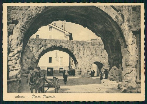 Aosta città porta pretoria - aosta,