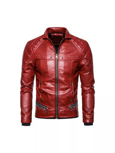 Giacca pelle pelliccia - pelle,