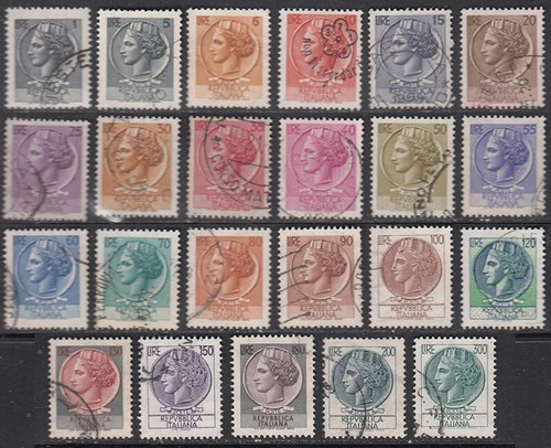 Italia 1955 turrita fil - 1955-60:,