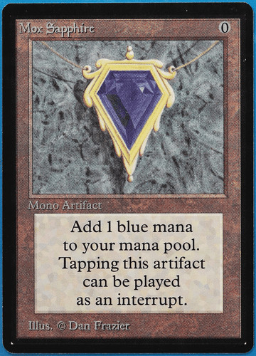 Mox sapphire beta - nm, (lista