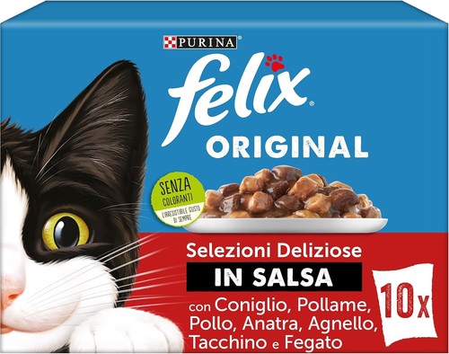 Felix original cibo umido - original, per