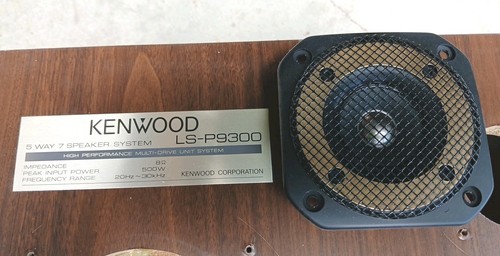 One gold tweeter - gold, kenwood
