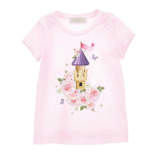 Monnalisa shirt rosa bambina - monnalisa, t-shirt