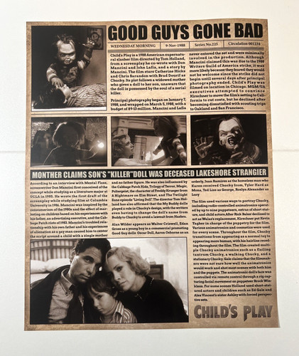 Poster giornale gioco bambini - poster,