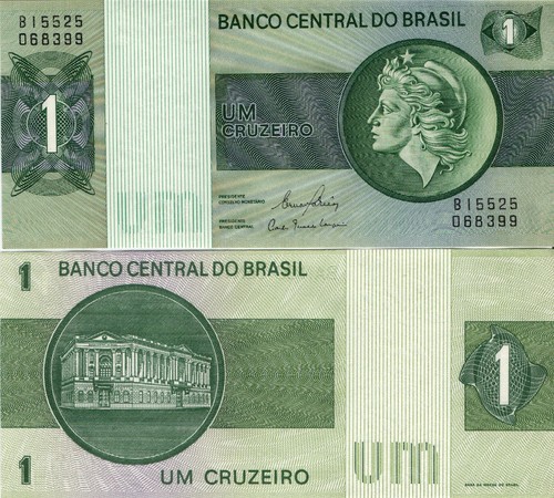 Brasile unc banconota - unc, 1