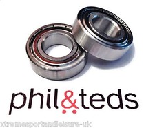 CUSCINETTI RUOTA BUGGY PHIL & TEDS ACCIAIO INOX SPORT EXPLORER NAVIGATOR CLASSIC 