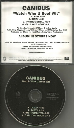Canibus watch who beef with - canibus,