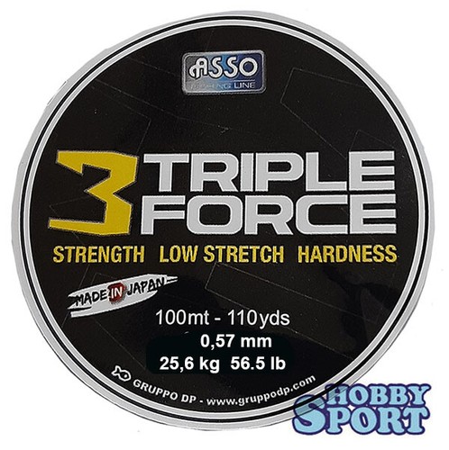 Filo asso triple force - 0,57, mm