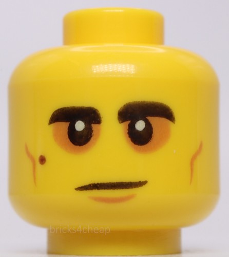 Lego testa gialla doppio - testa,