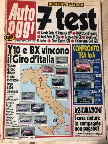 Rivista auto oggi 1989 129 - auto, nr.