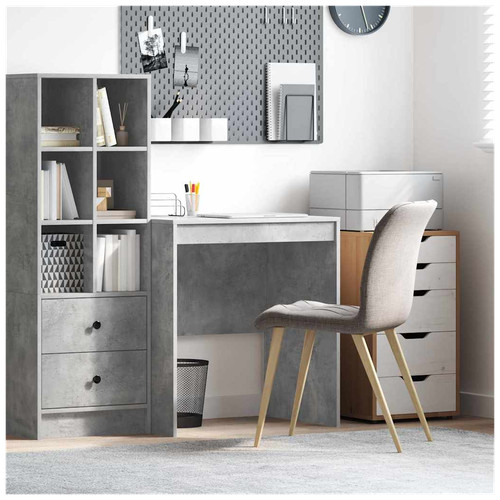 Scrittoio grigio cemento - grigio,