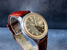 Seiko vintage sportsmatic deluxe 7619 7010 nero black dial