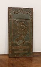 INA Assicurazioni. Portapolizze primi '900 con illustrazione di Metlicovitz.