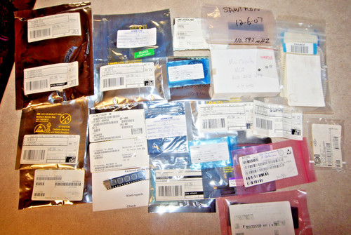 Mixed lot electronic parts - mixed,