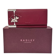 Portafoglio RADLEY in pelle Carmine grande portamonete - giostra magica - in confezione regalo