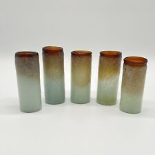 5 vasi in vetro di Murano