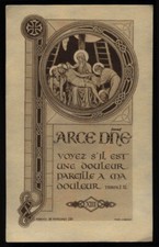 santino-holy card  VIA CRUCIS XIII STAZIONE maredret