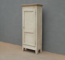 Armadio stipo bonnetiere piemontese un'anta laccato Shabby Chic, '800 - L 82 cm!