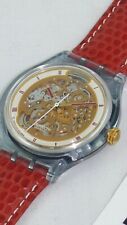 Swatch-Automatic: rosso sera
