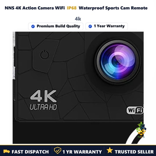 Nns action camera ultra fhd - action,