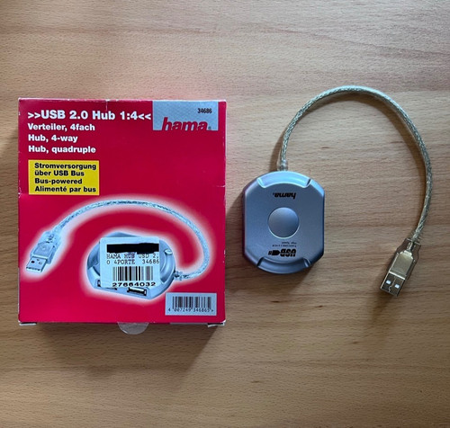 Hub usb hama porte - hub, 4
