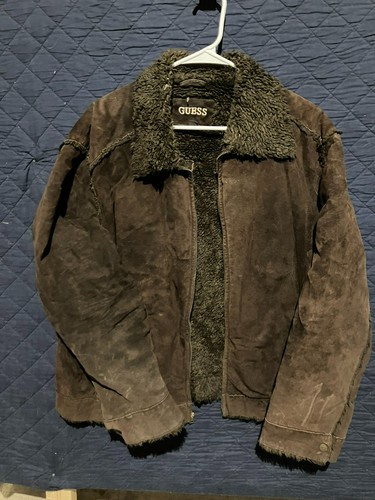 Guess giacca shearling marrone - guess,