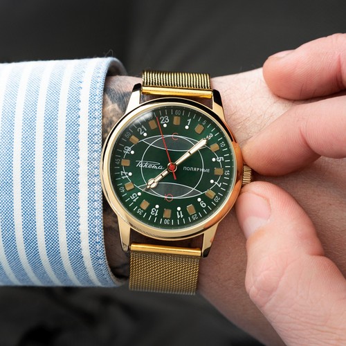 Orologio vintage verde - verde, raketa