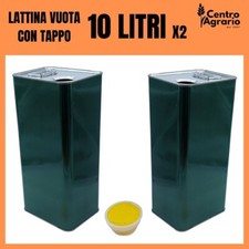 Lattina vuota per olio di