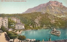 Cartolina, grafica, fontana con bastone frontale, non viaggiata, circa 1910; ...