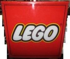 LEGO Orologio Insegna Pubblicitario Espositore Negozio Shop Nordplastik WGermany