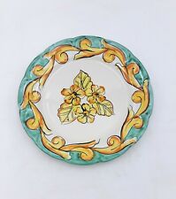 SERVIZIO 18 PIATTI VIETRI 6 Posti Piano Frutta Fondo artigianali barocco floreal