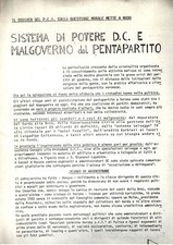 CICLOSTILE: SISTEMA DI POTERE D.C. E MALGOVERNO ... -  P.C.I. 1985-D13