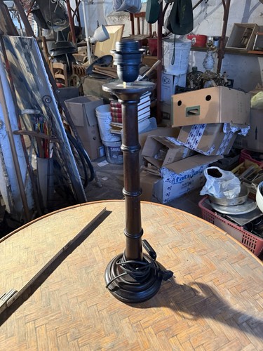 Lampada legno vintage - lampada,
