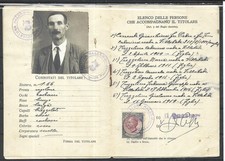 1931 PALERMO LASCIAPASSARE