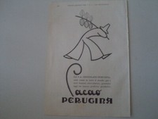 advertising Pubblicità 1929 CACAO PERUGINA