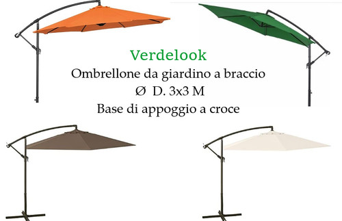 Ombrellone giardino tondo - ombrellone, da