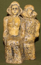 Coppia statuine vintage in