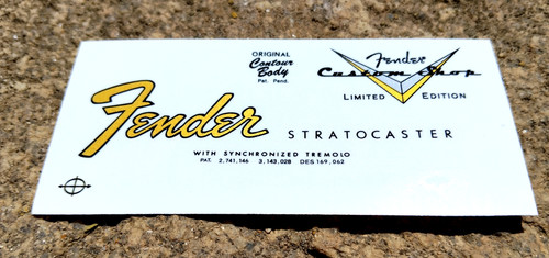 Fender stratocaster 1964 logo - 1964,