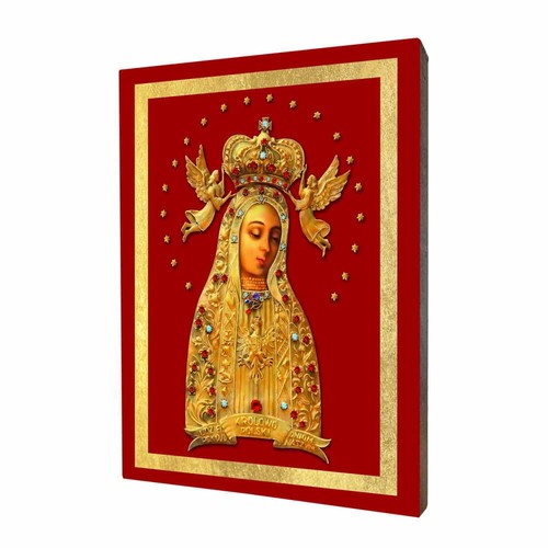 Icona madonna del lichene - madonna,