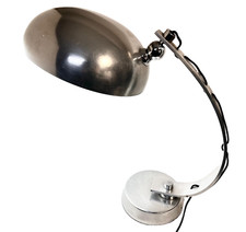 LAMPADA SCRIVANIA  TAVOLO TABLE LAMP VINTAGE  SPACE AGE 70s ARREDOLUCE ACCIAIO