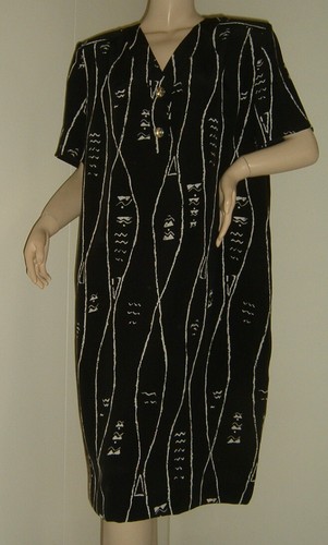 Vestito abito nero fantasia - abito,