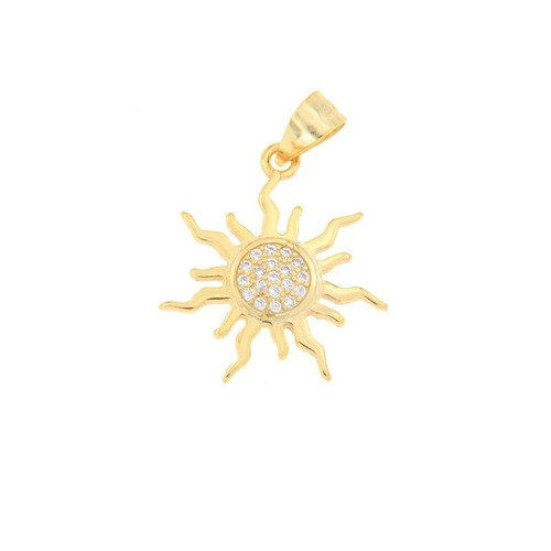 Ciondolo sole argento 925 - in,