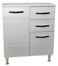 MOBILE BASE BAGNO ANTONELLA 2 ANTE + 2 CASSETTI CM. 66X33X80H BIANCO PORTUNA