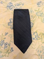 Hermes Tie 100% Silk - Dark