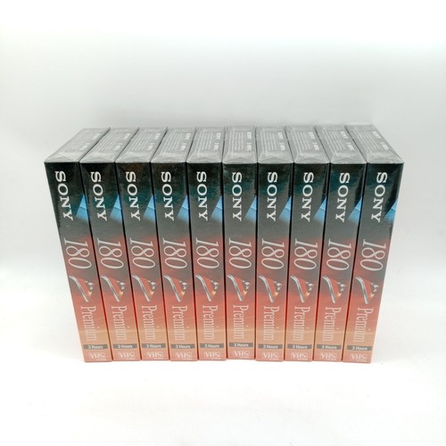 Lotto vhs vergini sigillate - 10,
